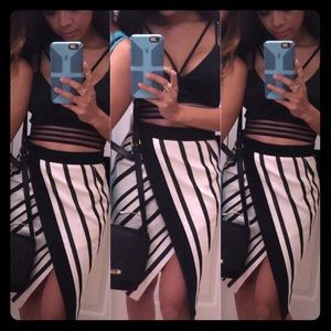 NWT Wrapped skirt XS
