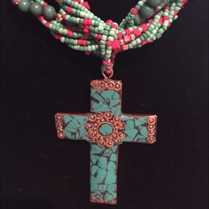 Turquoise Necklace& Earrings