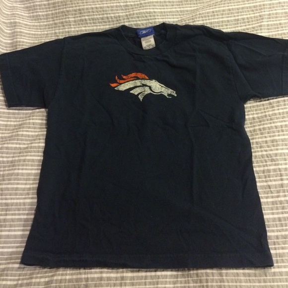Reebok Broncos T-shirt in Navy blue