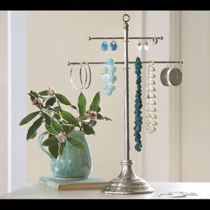 Pottery Barn Vintage Metal Jewelry Stand