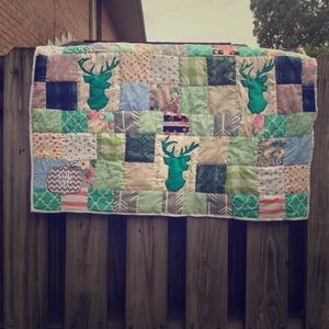 An original baby quilt made when ordered