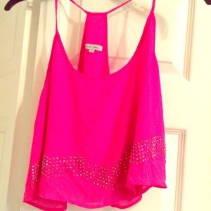 Super hot pink overshirt