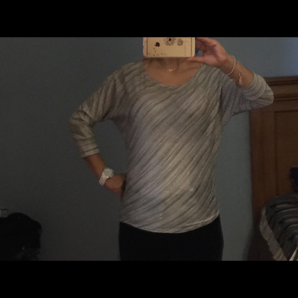 Bebe silver blouse - Picture 3 of 4