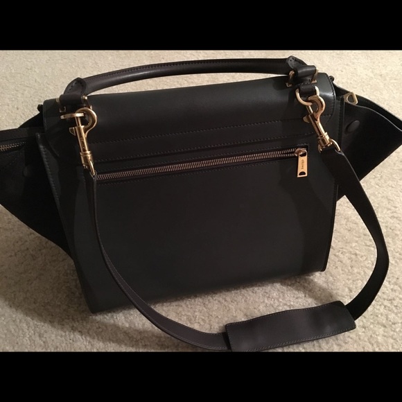 Celine Trapeze -Dark Gray/Gold ware - Picture 3 of 4