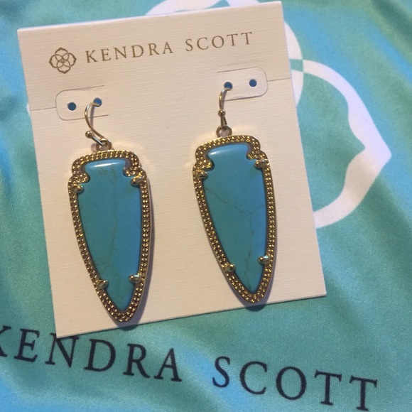 Kendra Scott Turquoise Sky Earrings