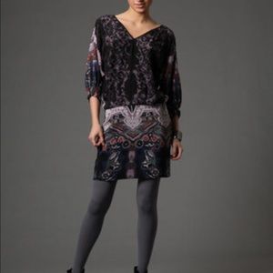 Tibi Printed Silk Dress