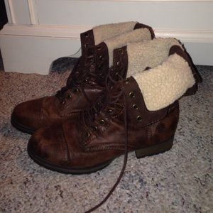fold over combat boots