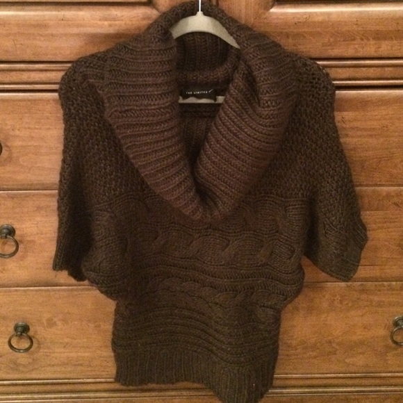 The Limited Sweaters - The Limited Cowl Neck Chunky Knot Sweater