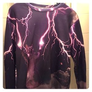 Lightning kitty sweatshirt!
