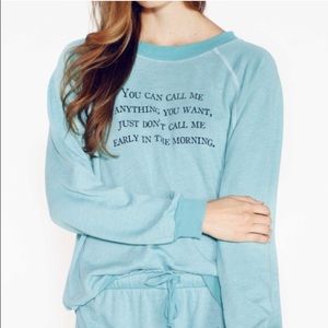 Wildfox "you can call me anything" sweater