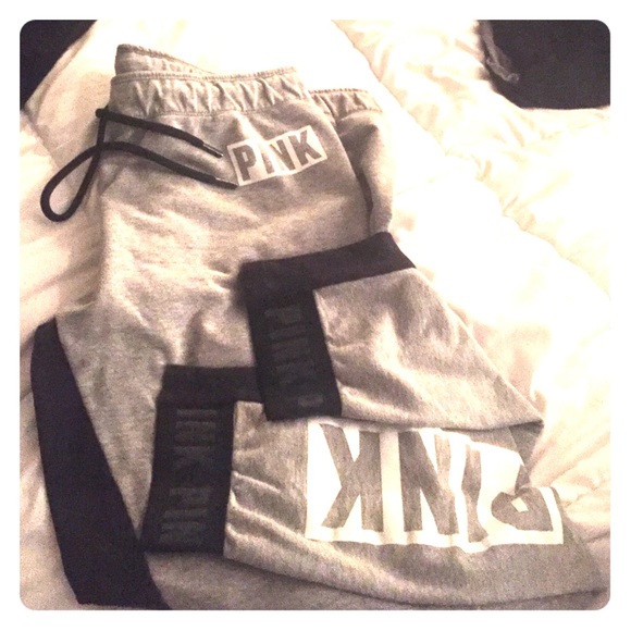 PINK ankle cropped sweats*******NFS********