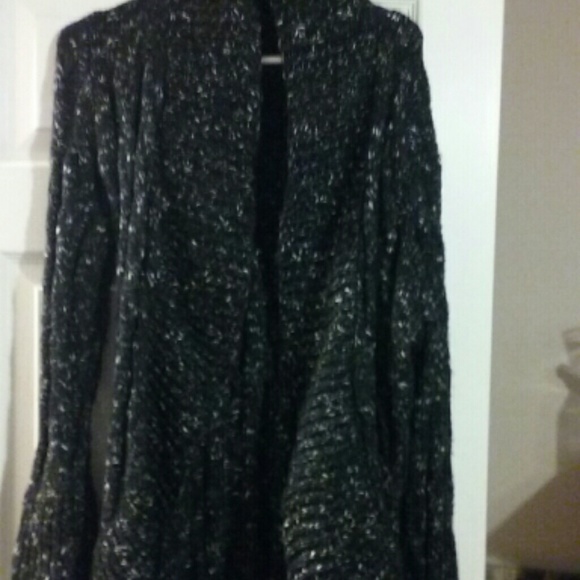 Long open sweater jacket