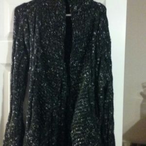 Long open sweater jacket