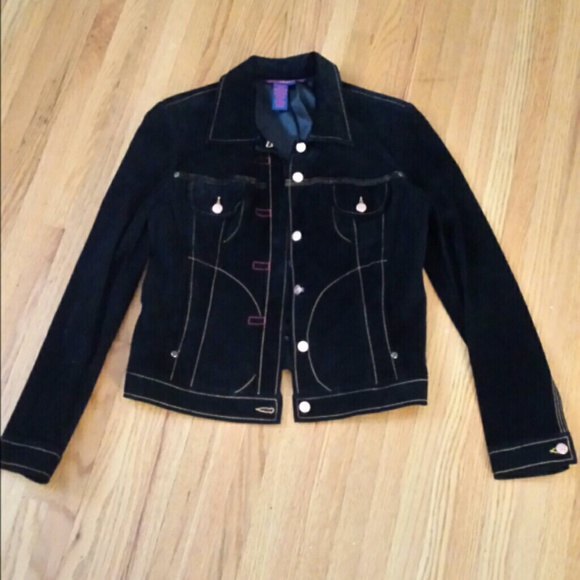 BCBGMaxAzria Jackets & Blazers - 🎉 Sale!! BCBGMaxAzria Jeans Suede Jacket