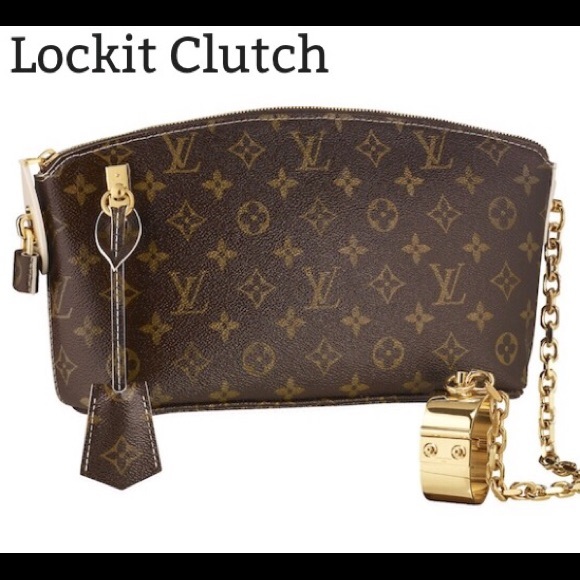 NWT 👜 LIMITED LV Fetish Monogram Lockit Clutch