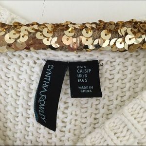 Cynthia Rowley Sweaters - Cynthia Rowley Cream Button Back Sweater Cynthia Rowley Sweaters - Cynthia Rowley Cream Button Back Sweater