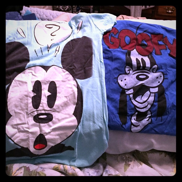 Mickey and Goofy Licensed Disney Tees