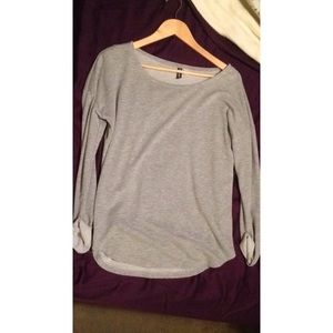 H&M Grey Long- Sleeve