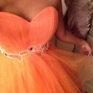 Orange Prom Dress