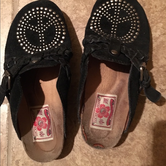 Studded Peace Clogs - Picture 2 of 2