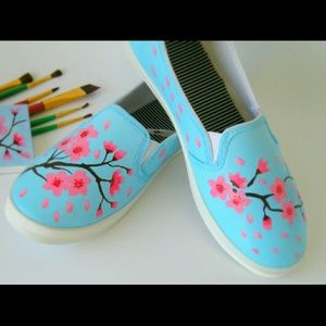 ♡♡2x Host Pick♡♡ Handpainted Shoes Women's Shoes Slip on Sneakers