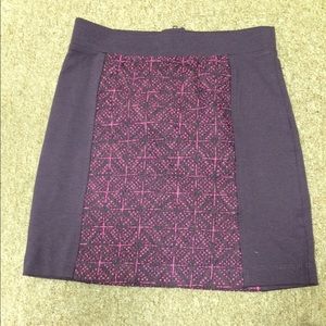 AE embroidered mini skirt