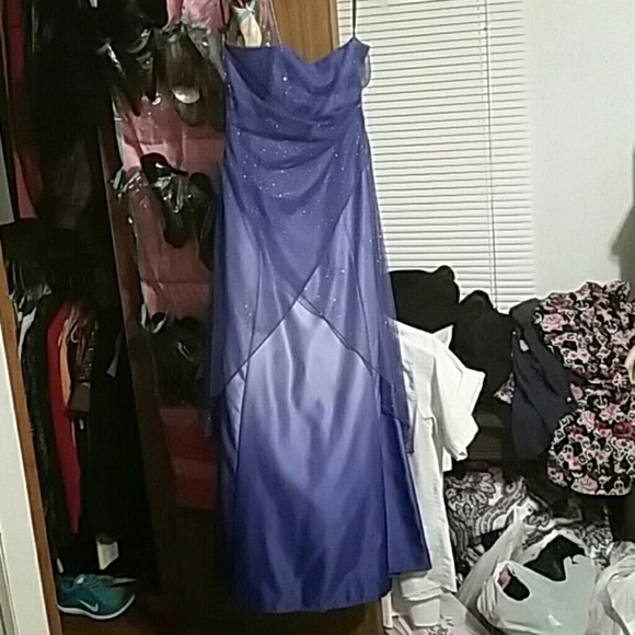 Purple ombre Prom Dress