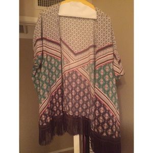 Fringe kimono from Victoria's Secret