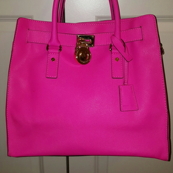 MICHAEL Michael Kors Handbags - Michael Kors Hamilton "Hot Pink"