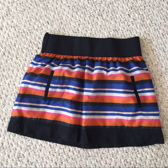 Charlotte Russe Cute Flare Stretchy Skirt