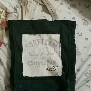 Dark Green Hollister Tote/ School bag