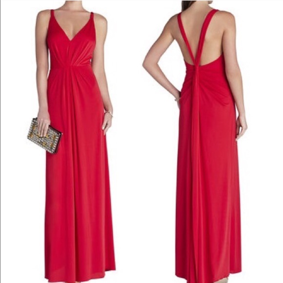 ❤️SOLD❤️Bcbg Hali Red Gown - Picture 4 of 4