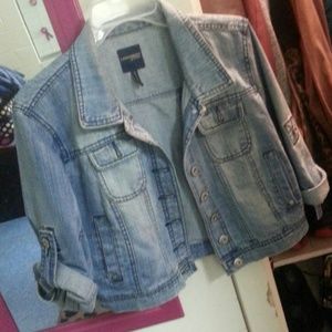 Mid/half jean jacket