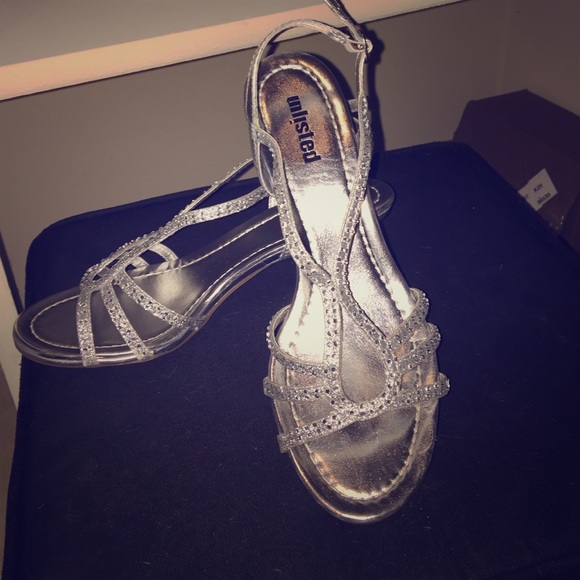 Silver heels