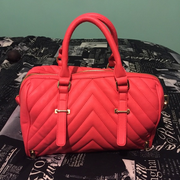 Charming Charlie Coral Purse