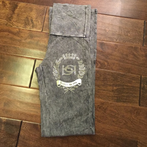 Gray bebe pants!