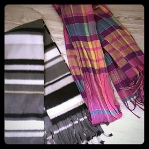 ***ONLY PINK Scarf LEFT!!!*** Gifted grey scarf