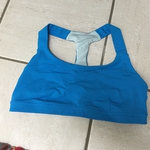 Blue Lulu sports bra