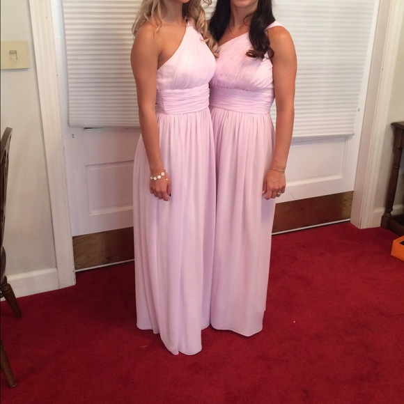 One strap long dress