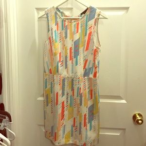 Armani Exchange Dress White multicolor