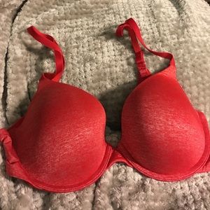 Victoria's Secret red bra.
