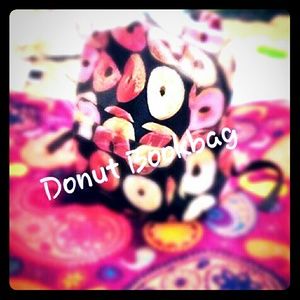 Donut book bag