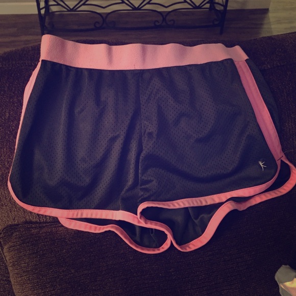 Danskin Pink and Black Shorts