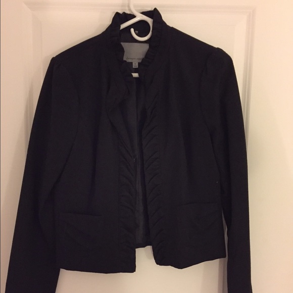 Wool Blazer Dark Grey