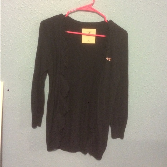 3/4 Length Navy Blue Hollister Cardigan