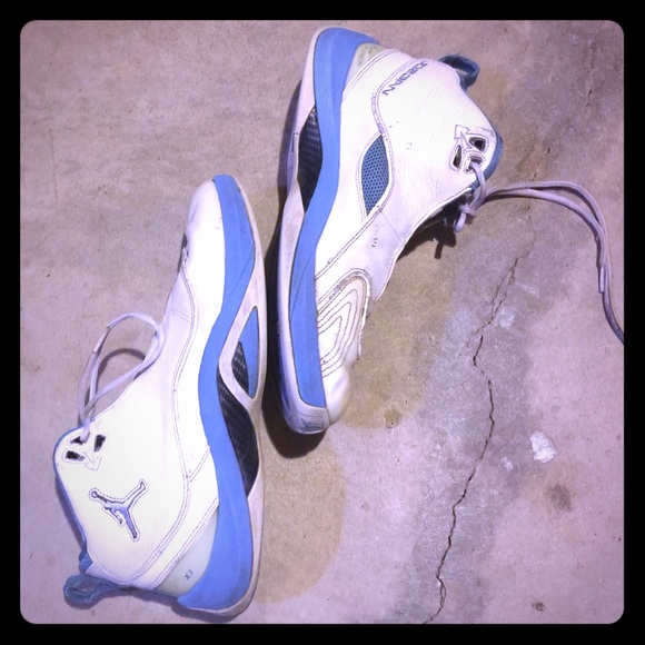 Men's size Jordan Nike XI Blue White 10.5 Man