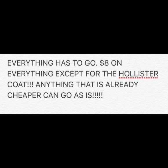 EVERYTHING IS $8 DOLLARS