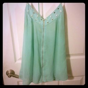 Winter blue mesh ombre strappy bandeau bra 8 shoes petite