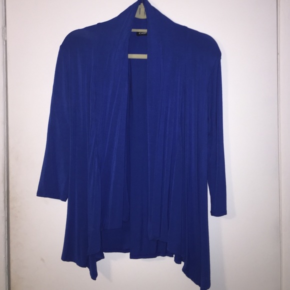 Royal blue cardigan!
