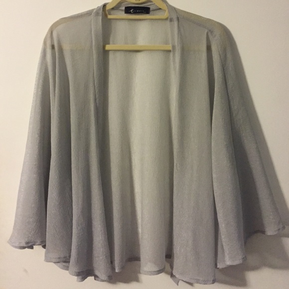 Silver cardigan